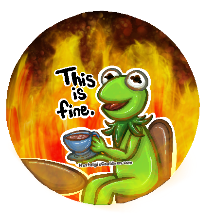 This is Fine Frog Pinback Button - 85mm
