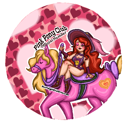 Pony Club Official Member Pinback Button - 85mm