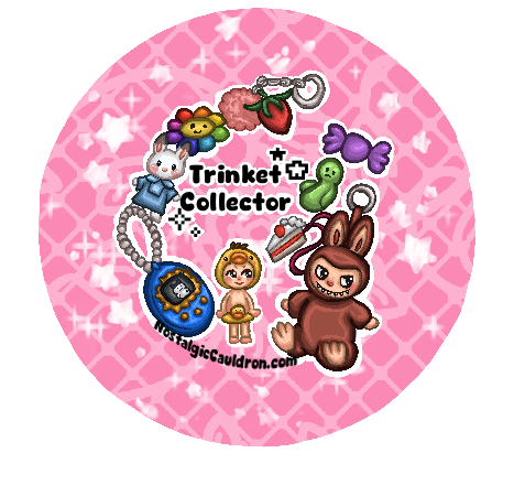 Trinket Collector Pinback Button - 25mm