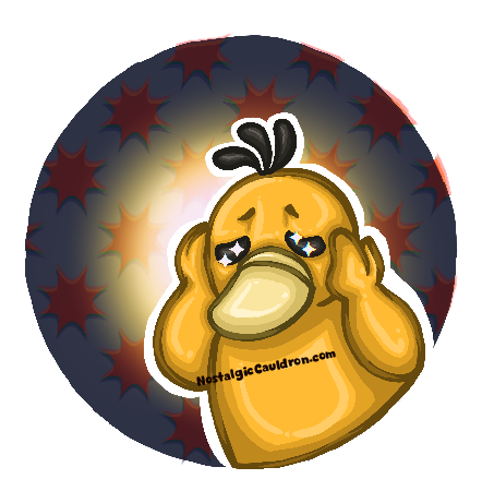 Anxiety Duck Pinback Button - 85mm