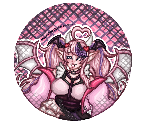 Iron Mouse Vtuber Pinback Button - 25mm