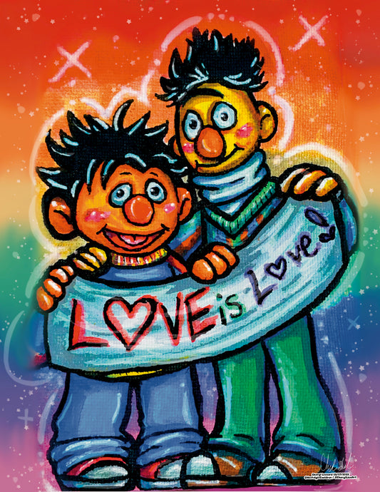 Love Puppets Print