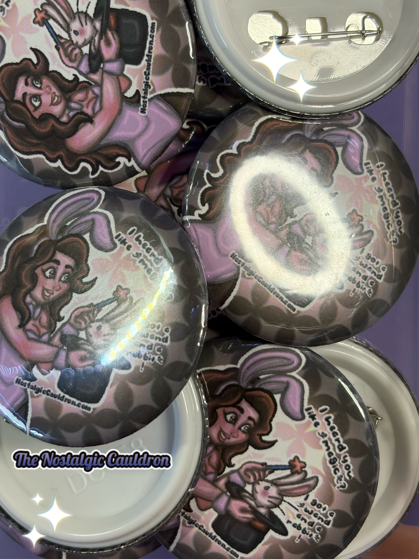 Magic Pinback Button - 85mm