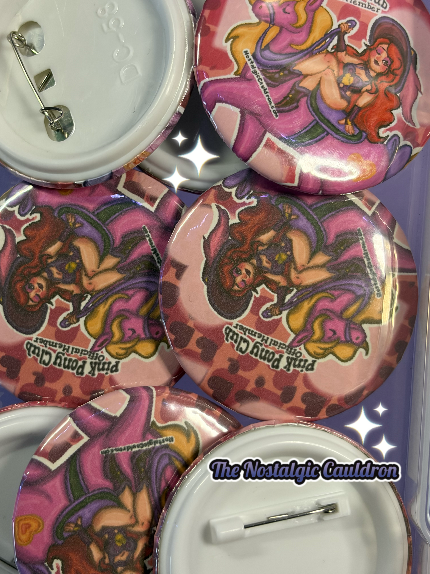 Pony Club Official Member Pinback Button - 85mm