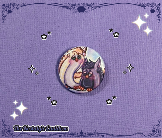 Electronic Toy Friends Pinback Button 25mm