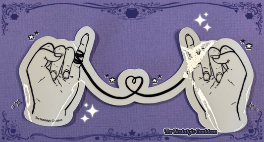 String of Fate - Hands Sticker (Multiple Colors + Pride Editions)