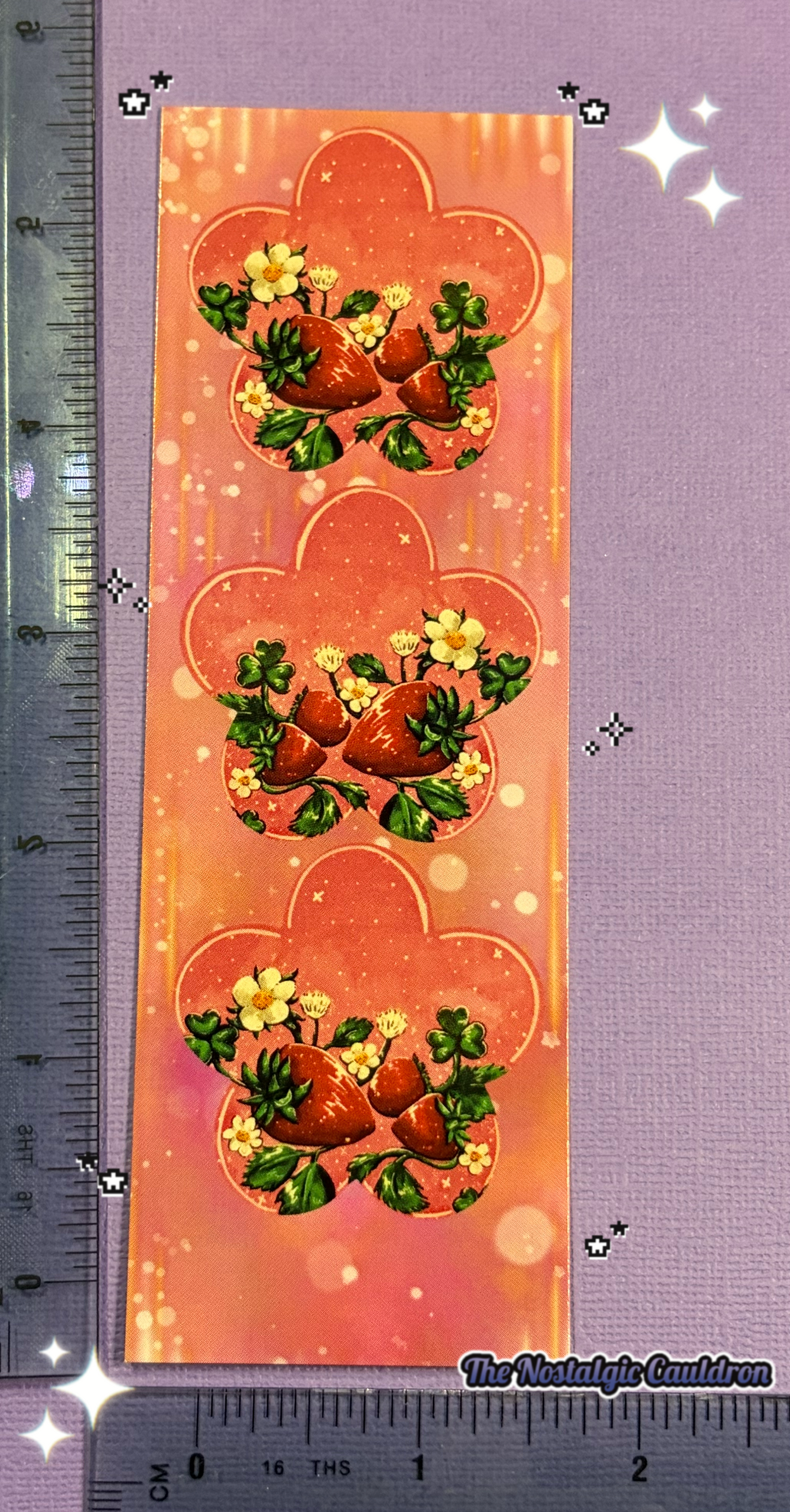 “Strawberry and Clover” Bookmark