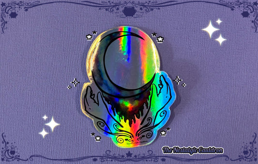 Holographic “Moon Child” Sticker