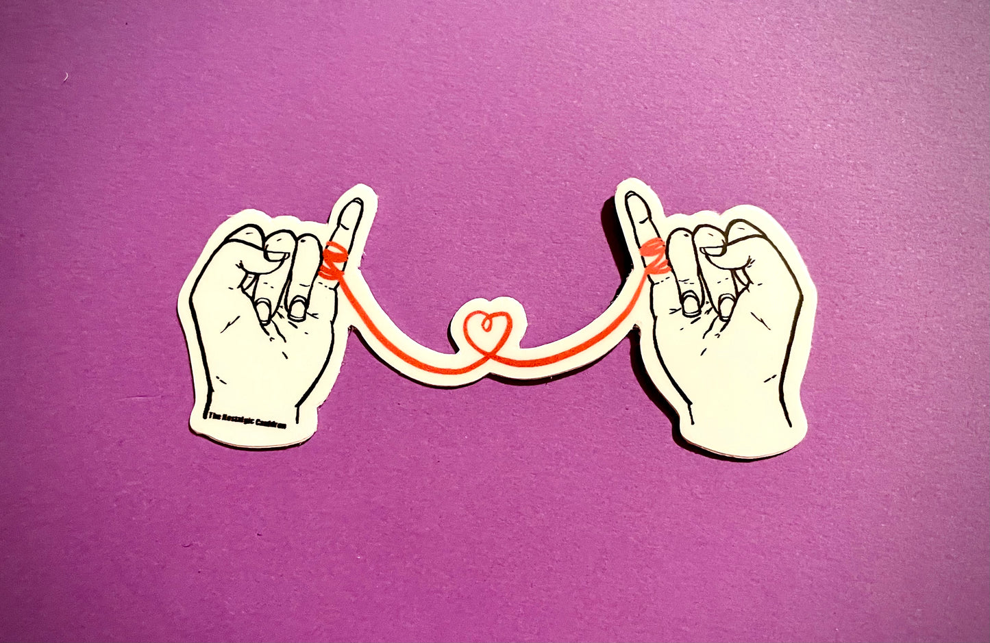 Red - Mini String of Fate Sticker