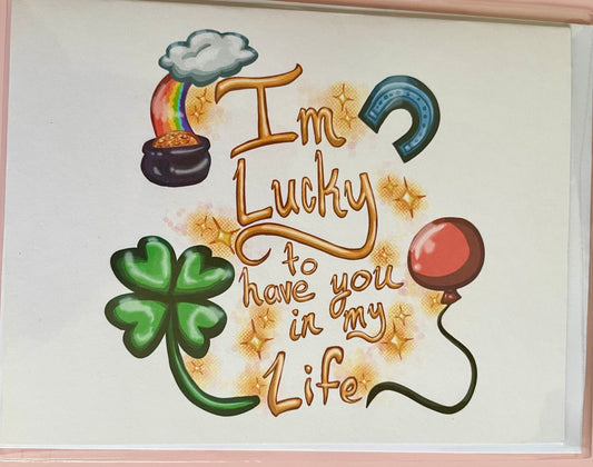 Lucky Charm A2 Greeting Card