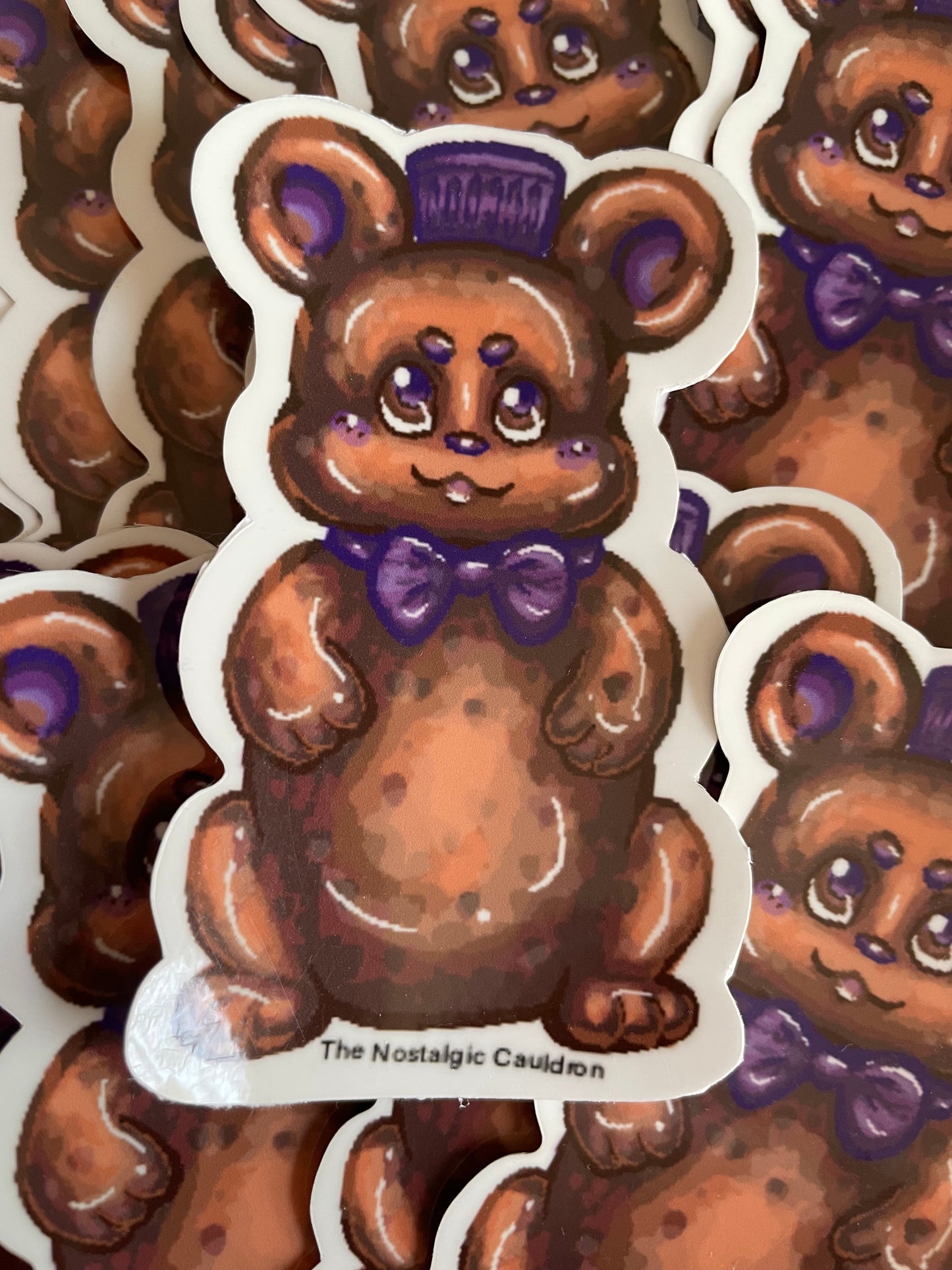 Gummy Honey Bear Sticker - Chocolate Flavor