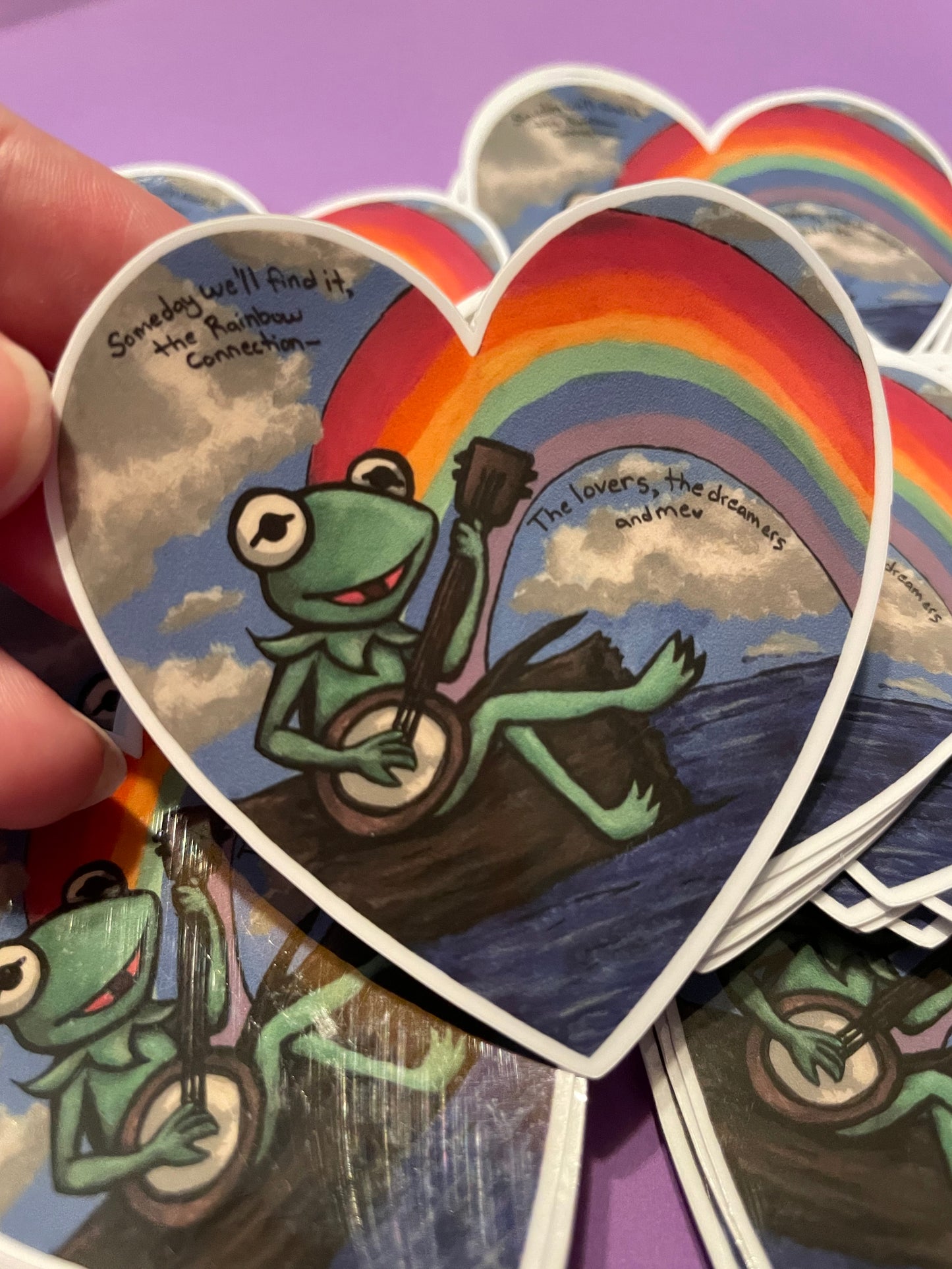 “Banjo Frog” Sticker