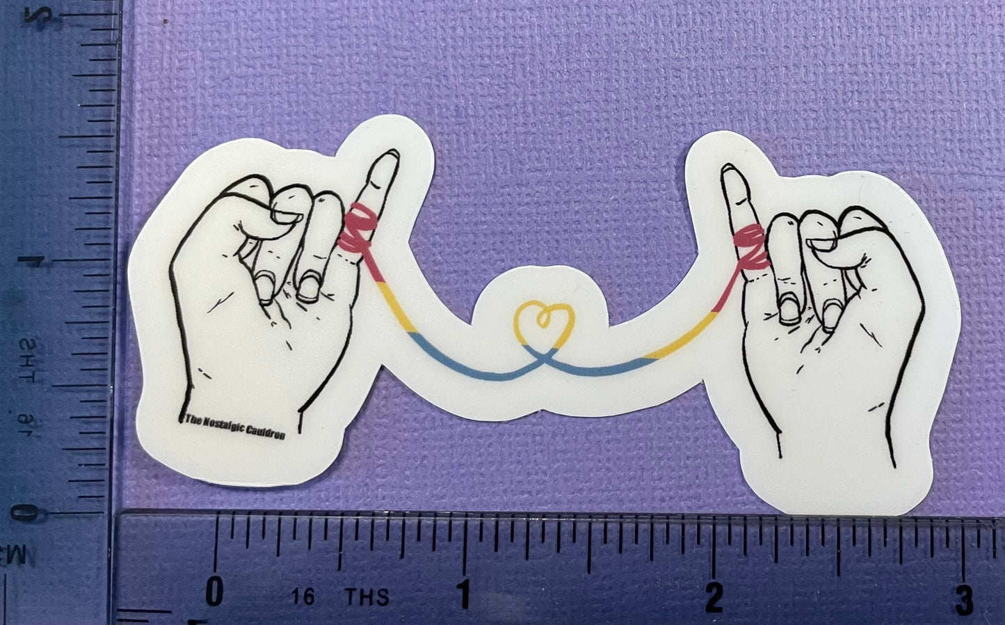 Pansexual - Mini String of Fate Sticker