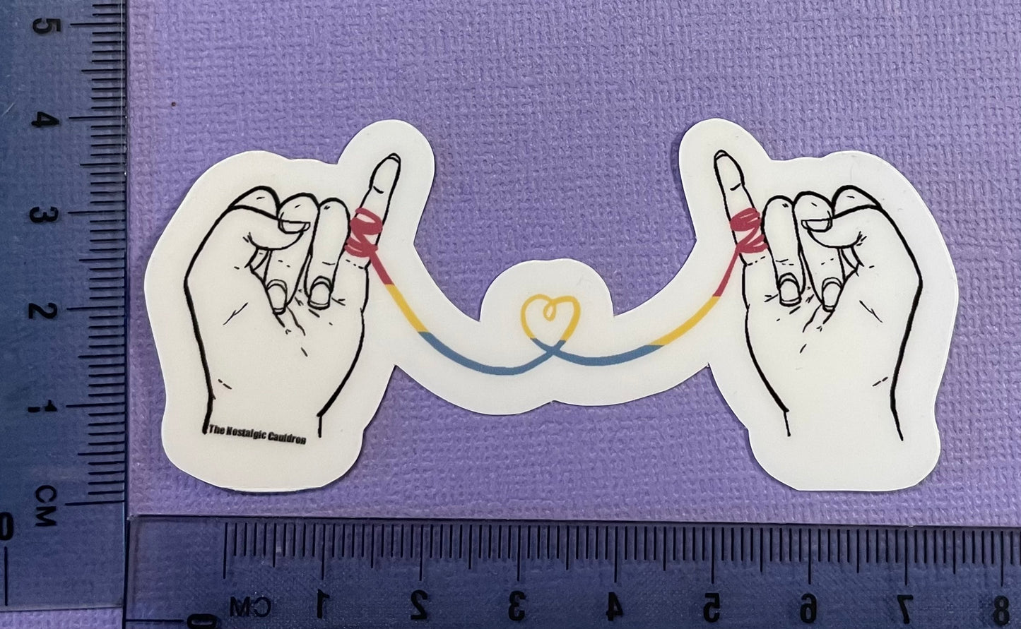 Pansexual - Mini String of Fate Sticker