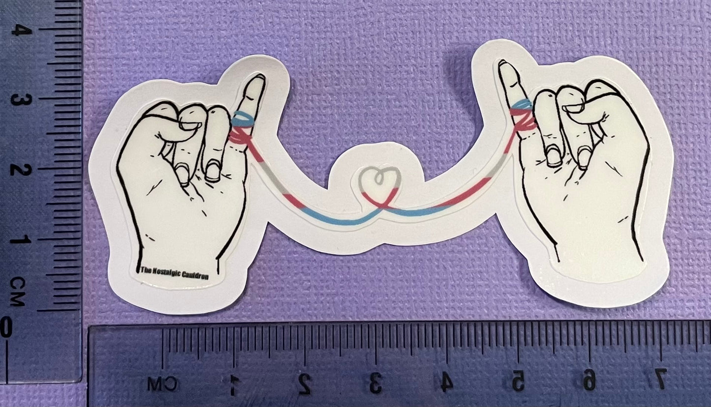 Transgender - Mini String of Fate Sticker