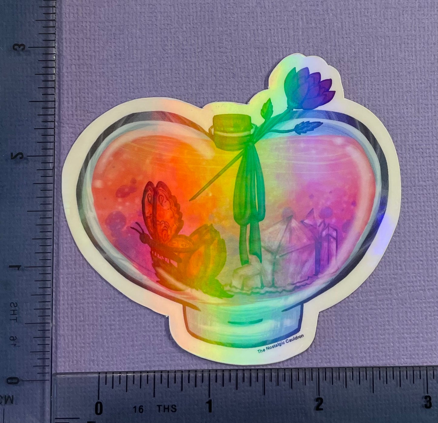 Holographic Love Potion Sticker