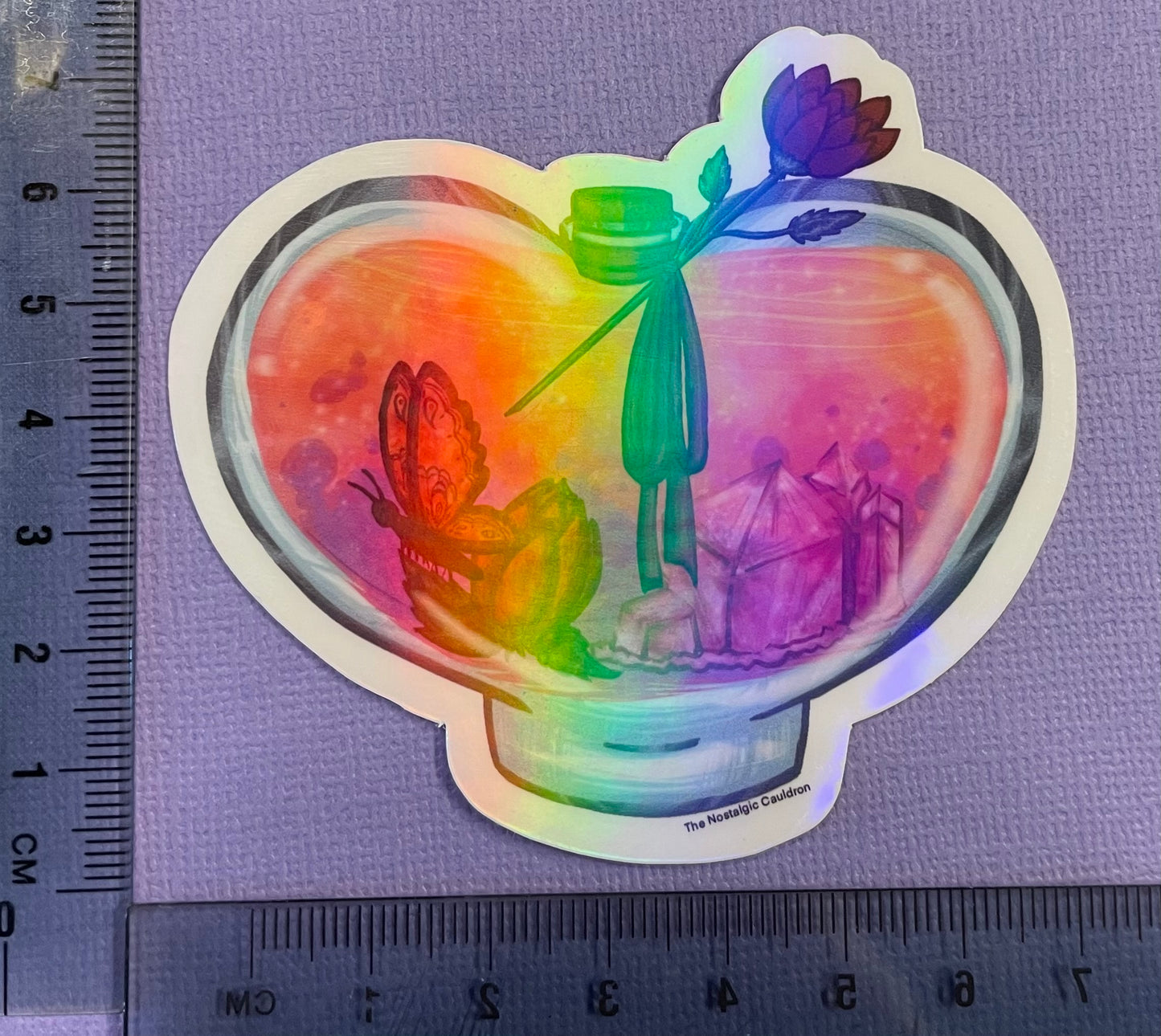 Holographic Love Potion Sticker