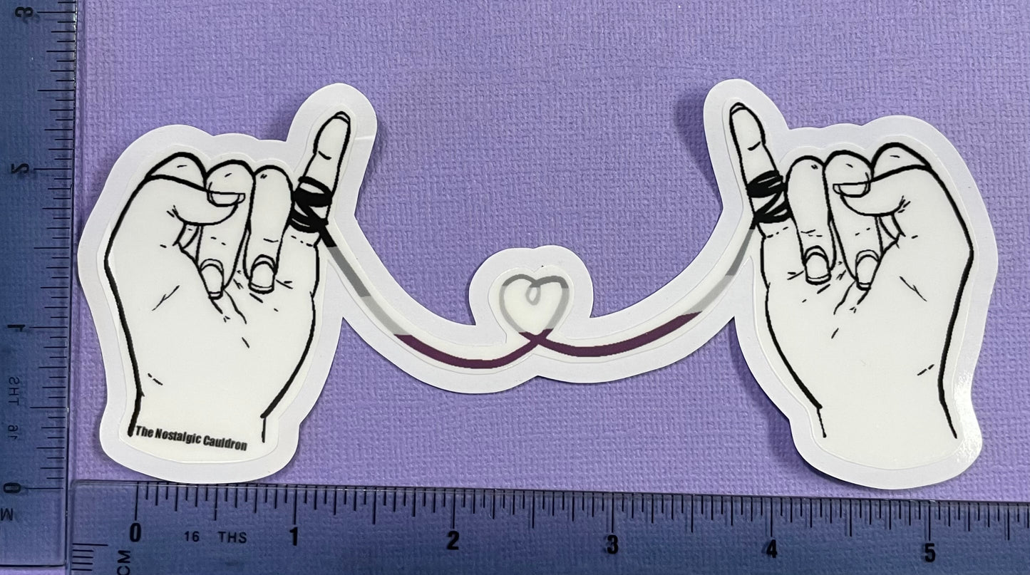 Asexual - String of Fate Sticker