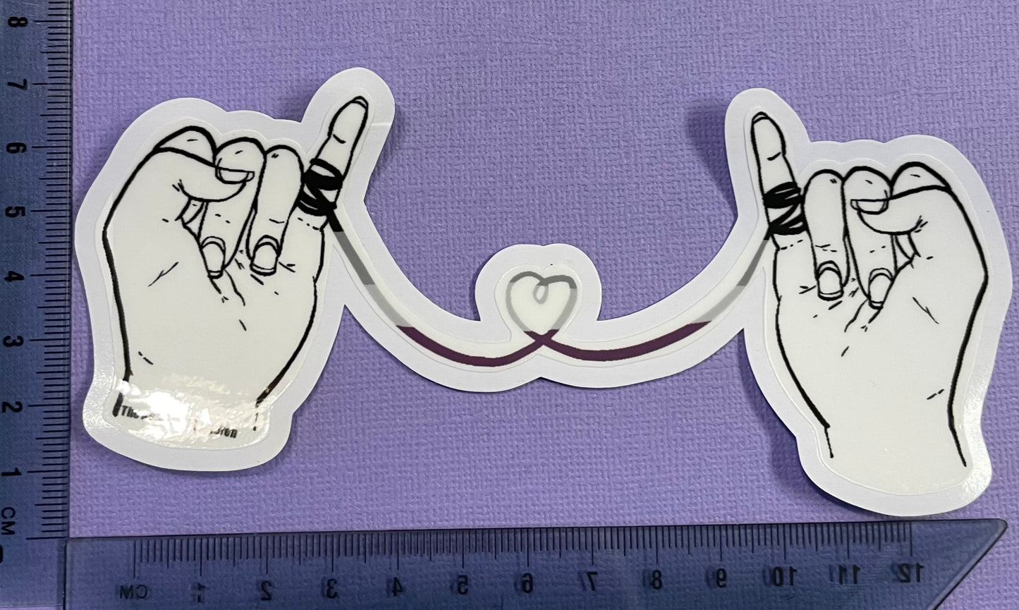 Asexual - String of Fate Sticker