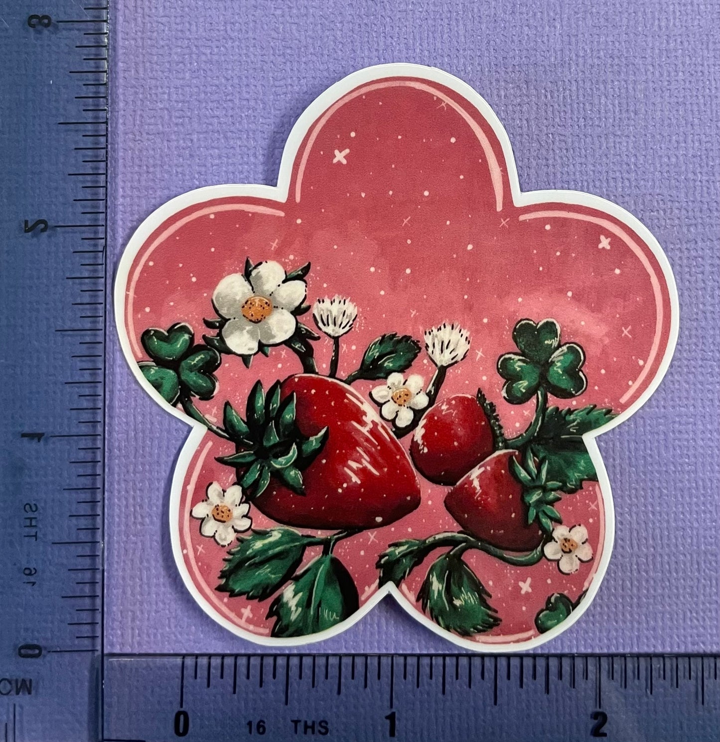 Strawberry Spring Sticker