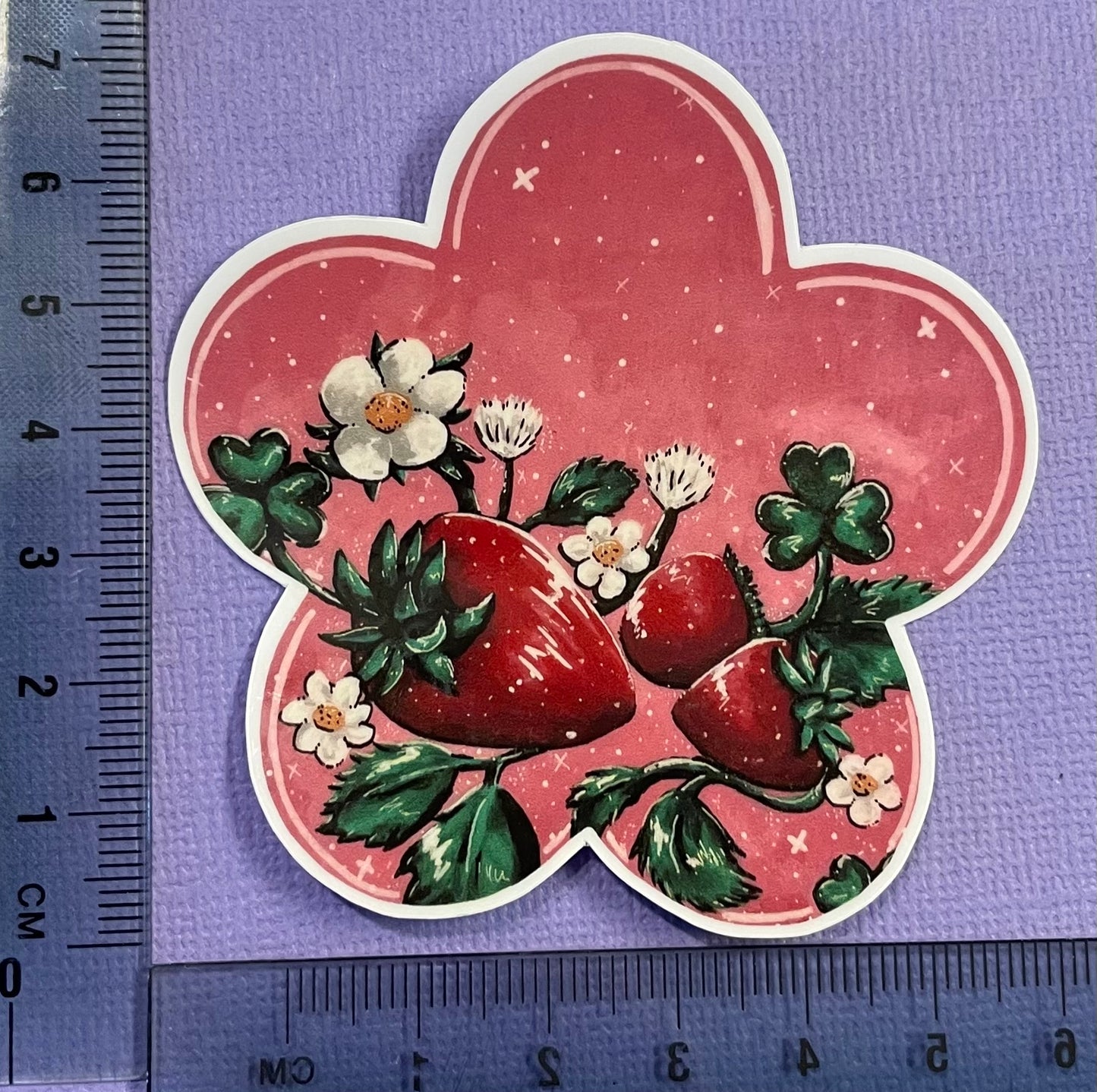 Strawberry Spring Sticker