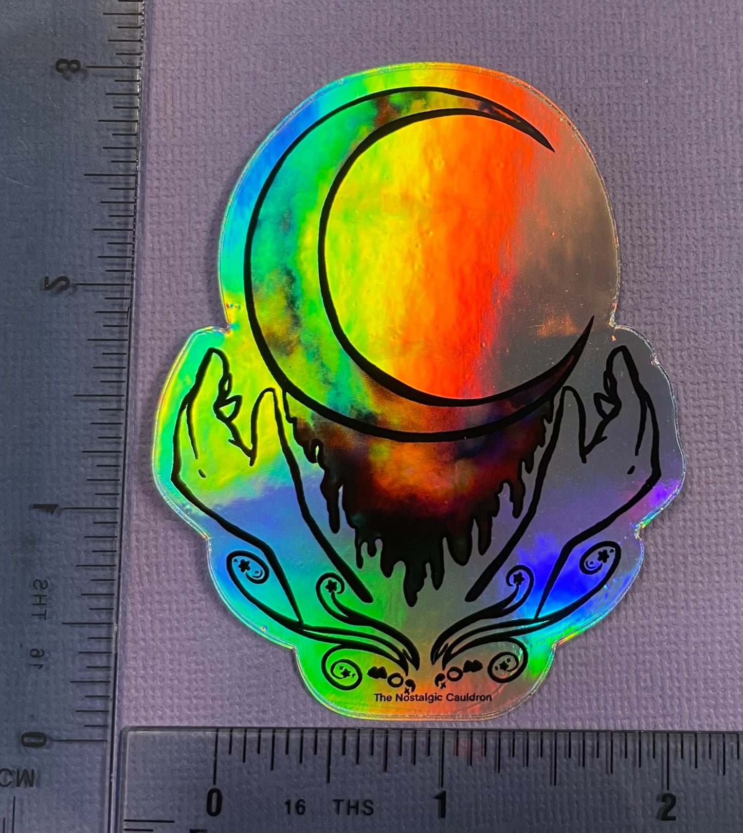 Holographic “Moon Child” Sticker