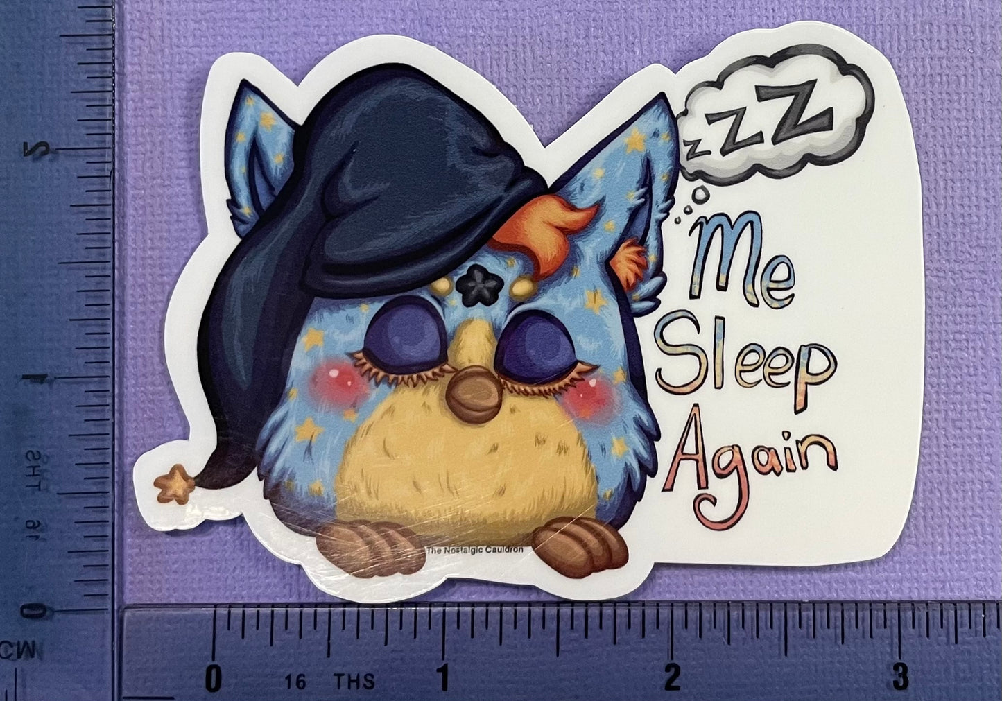 “Me Sleep Again” 90’s Electronic Friend Sticker