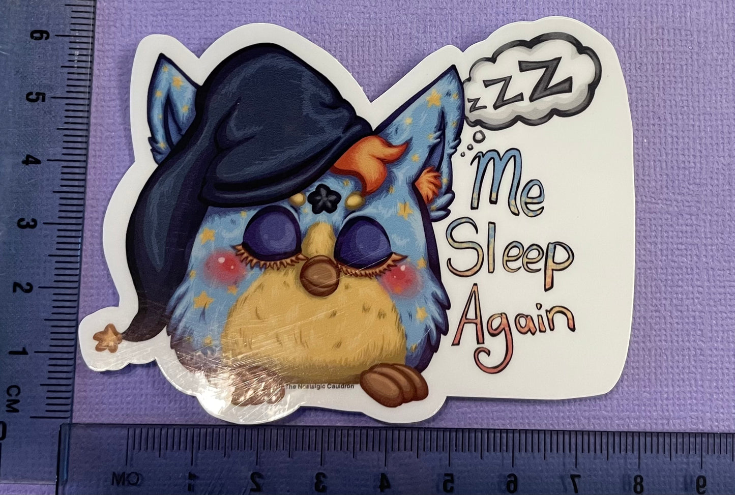 “Me Sleep Again” 90’s Electronic Friend Sticker