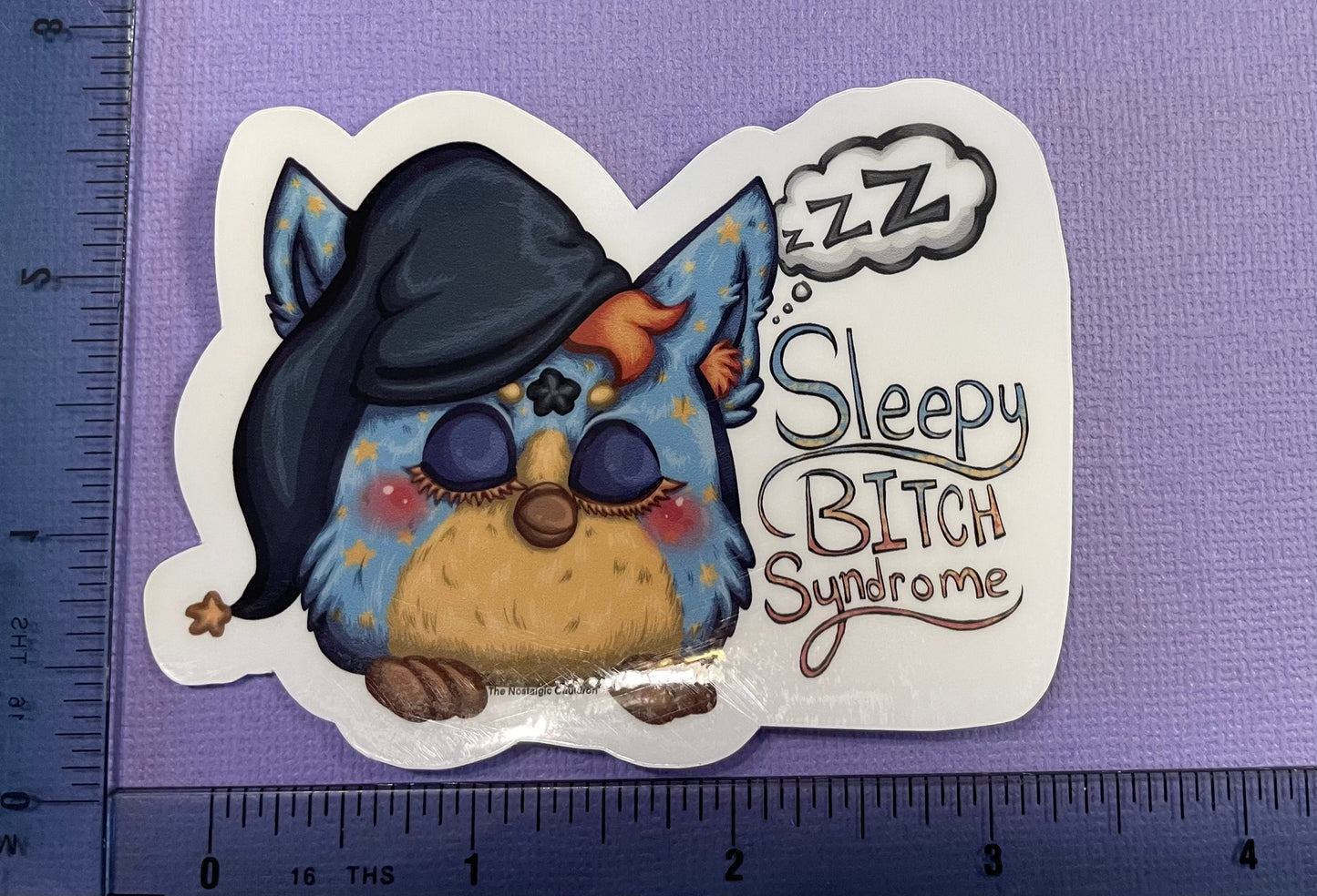 “Sleepy Bitch Syndrome” 90’s Electronic Friend Sticker