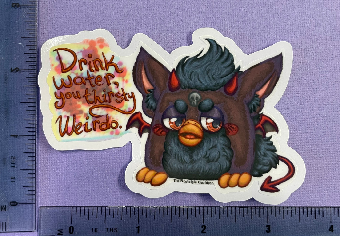 “Thirsty weirdo” - 90’s Electronic Toy Sticker