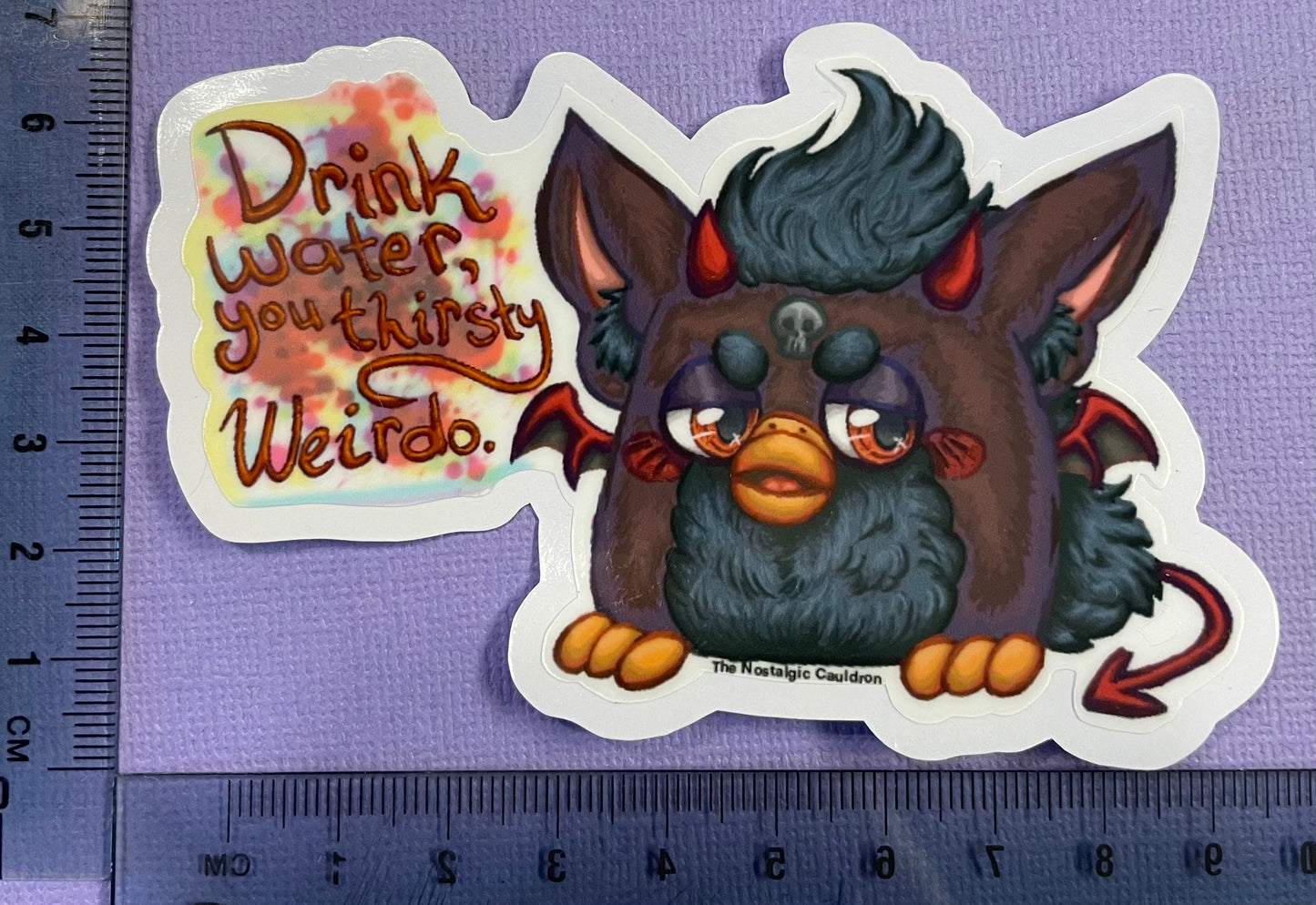 “Thirsty weirdo” - 90’s Electronic Toy Sticker