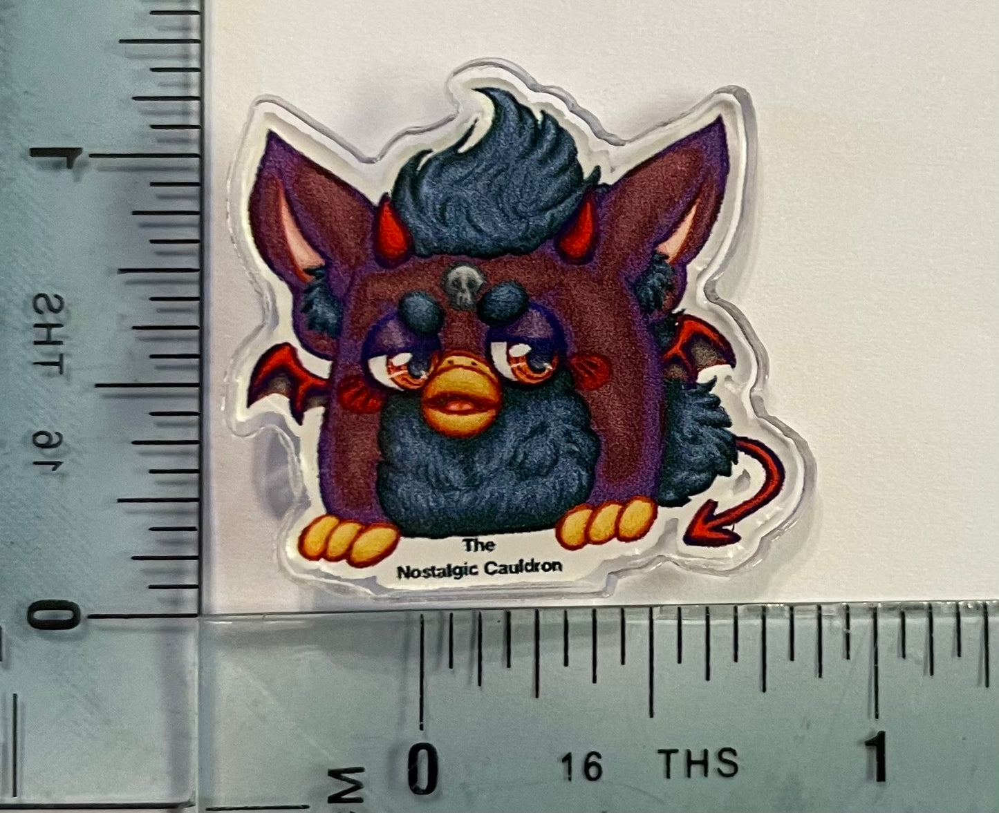 Devil 90’s Electronic Toy Acrylic Pin