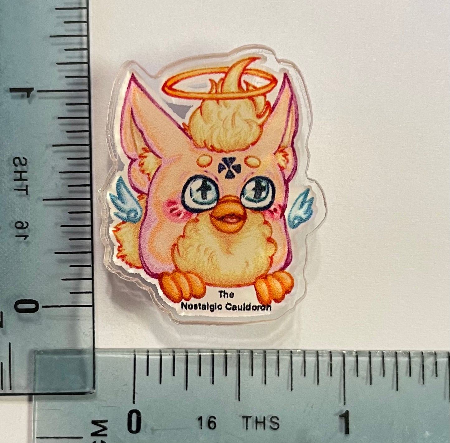 Angelic 90’s Electronic Toy Acrylic Pin