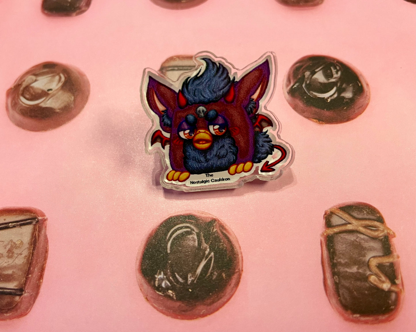 Devil 90’s Electronic Toy Acrylic Pin