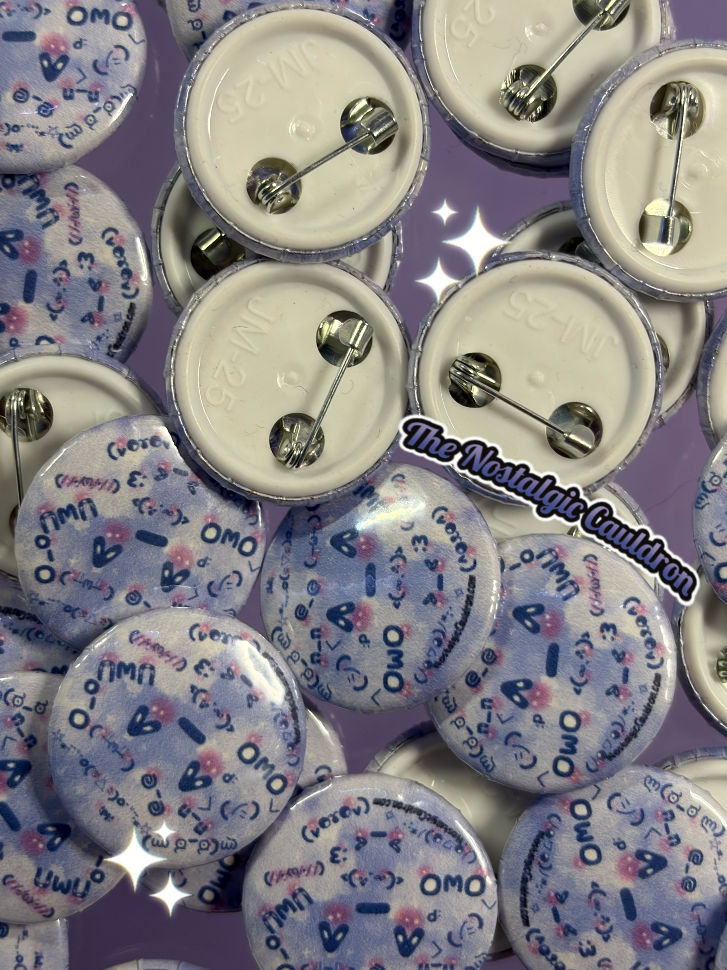 Kaomoji Pinback Button - 25mm