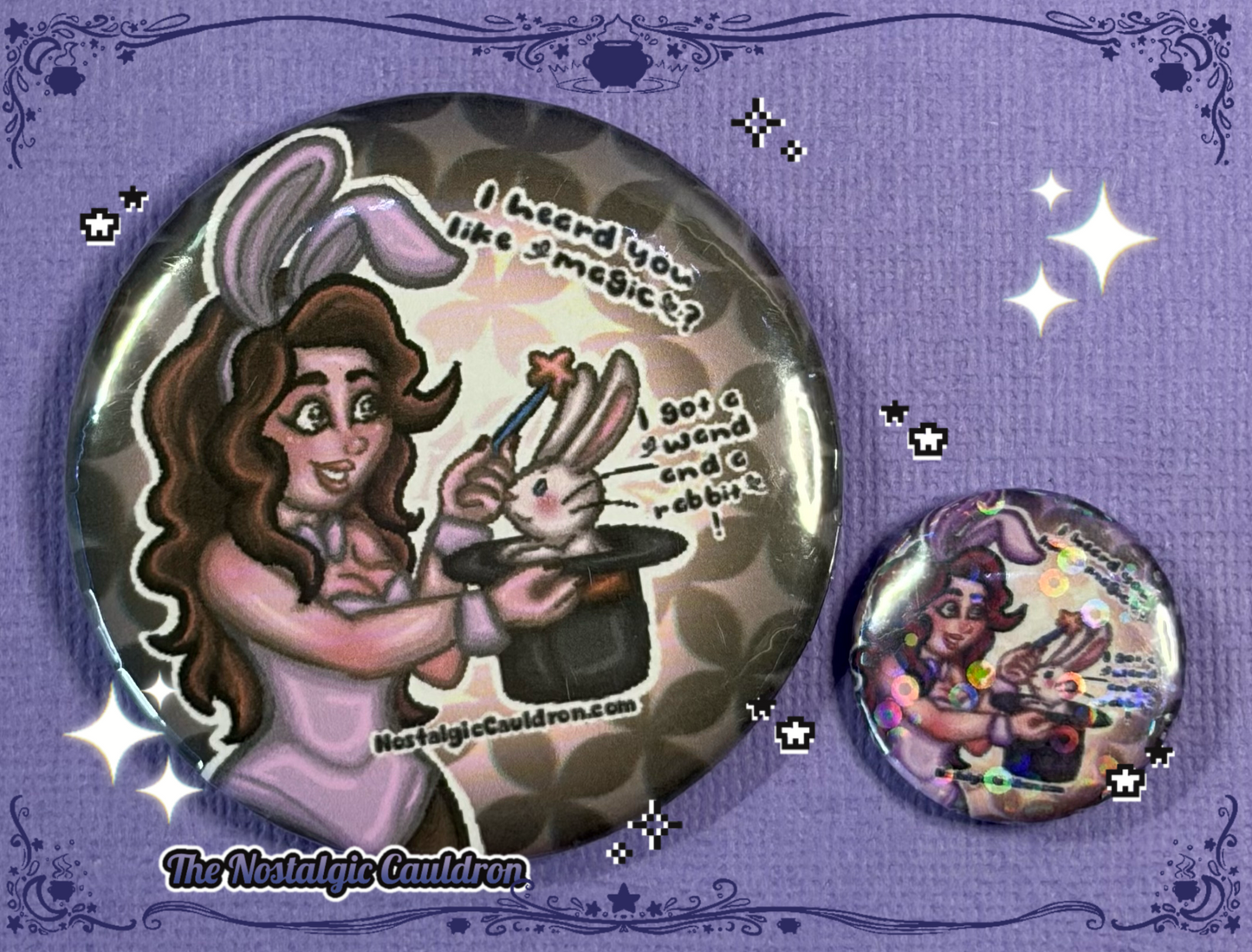 Magic Pinback Button - 25mm