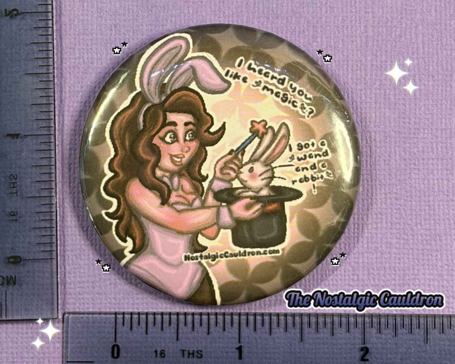 Magic Pinback Button - 85mm