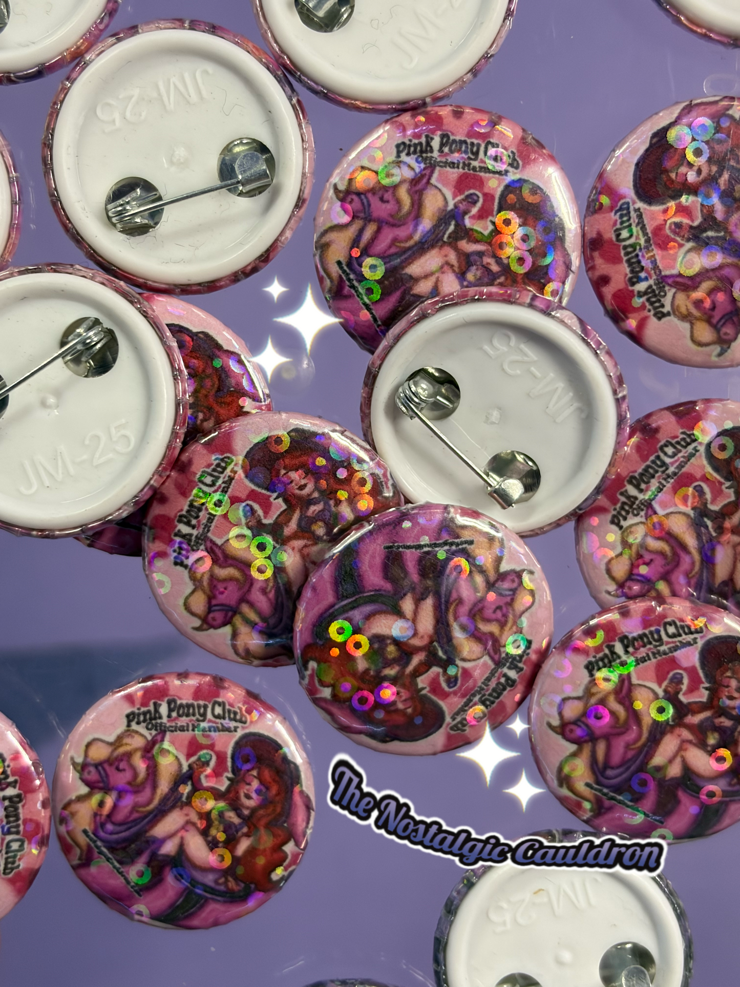 Pony Club Official Member Pinback Button - 25mm