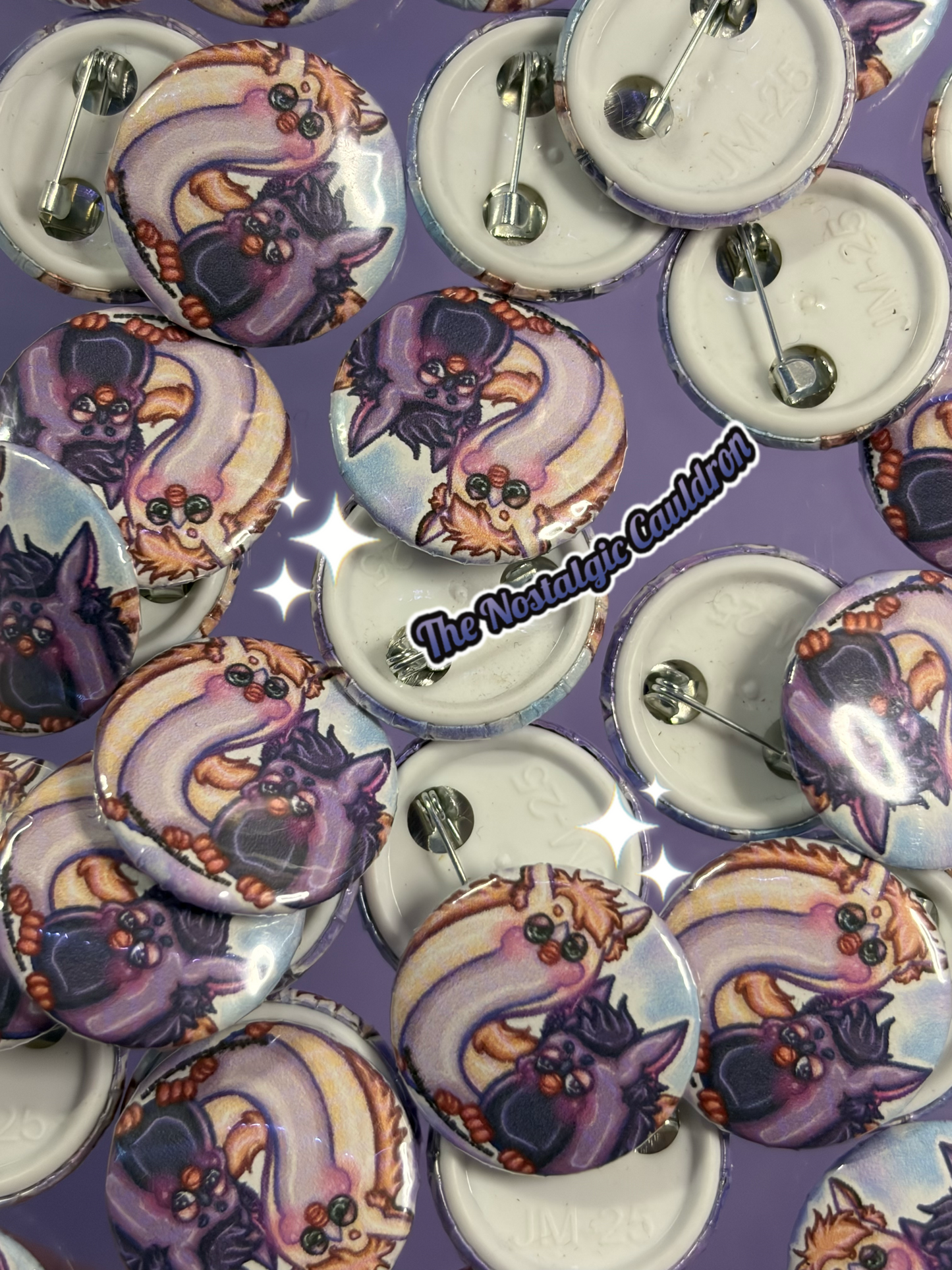 Electronic Toy Friends Pinback Button 25mm