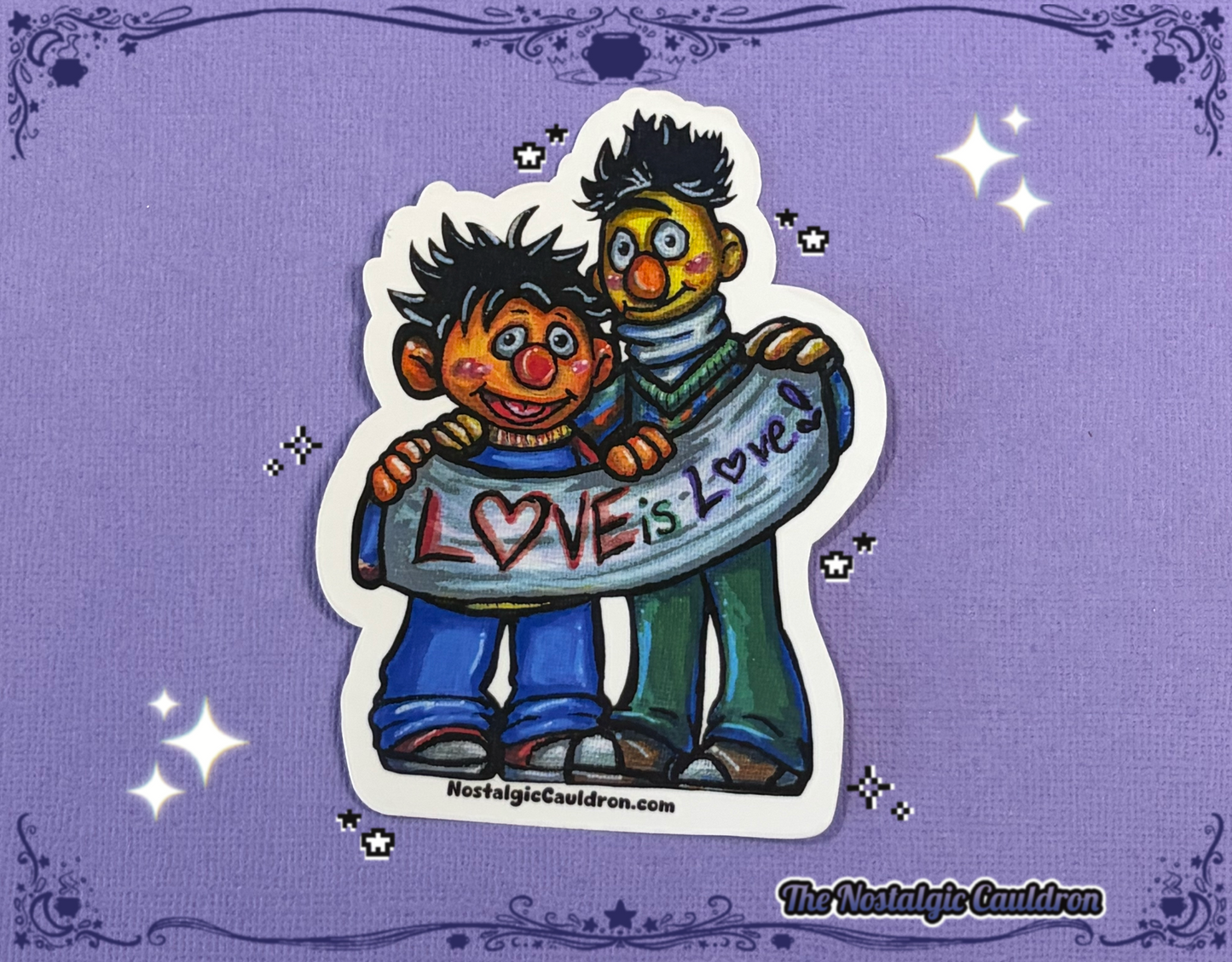 Love Puppets Sticker