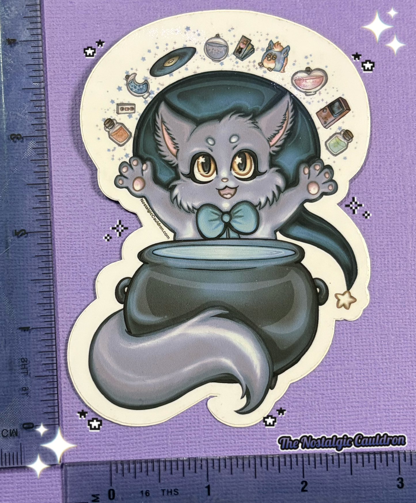 Seraphina - Witch Cat Magic Sticker