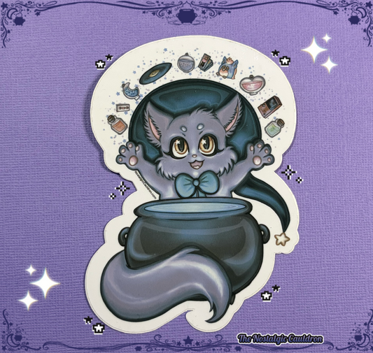 Seraphina - Witch Cat Magic Sticker