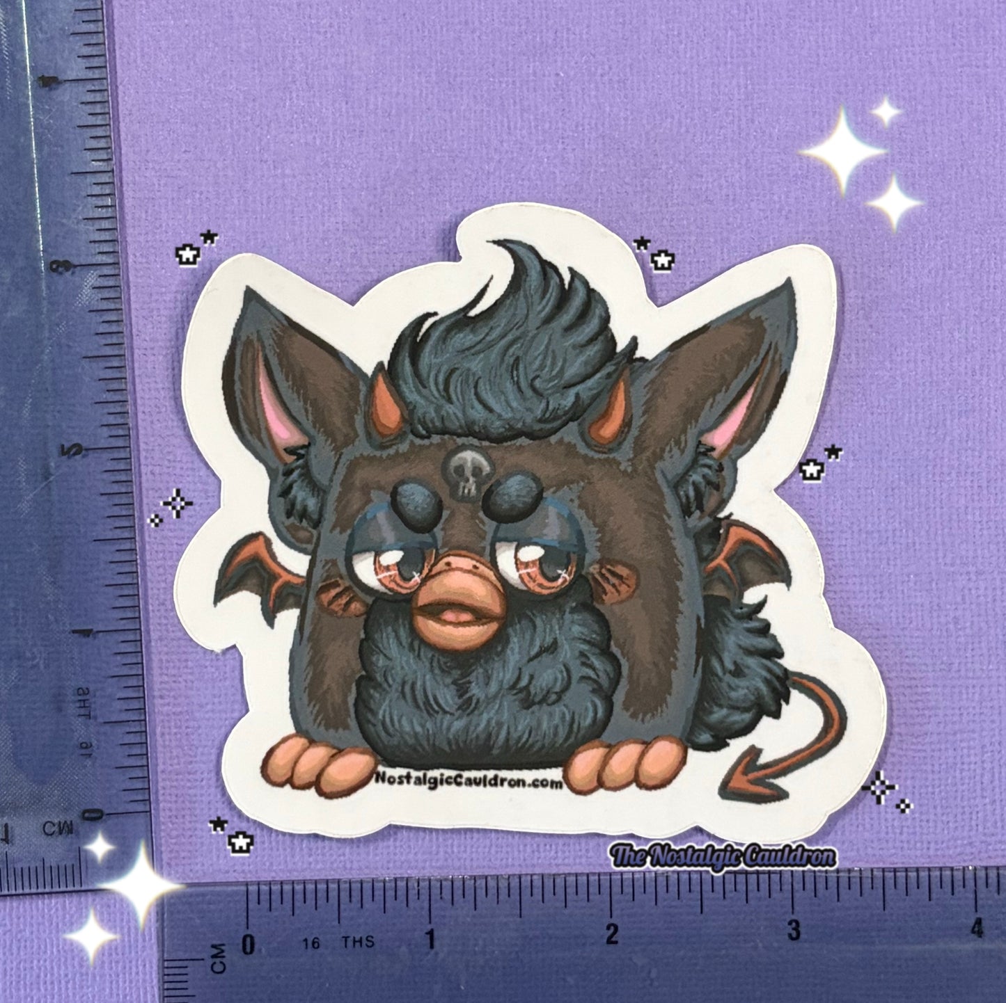 Devil Electronic Toy Sticker