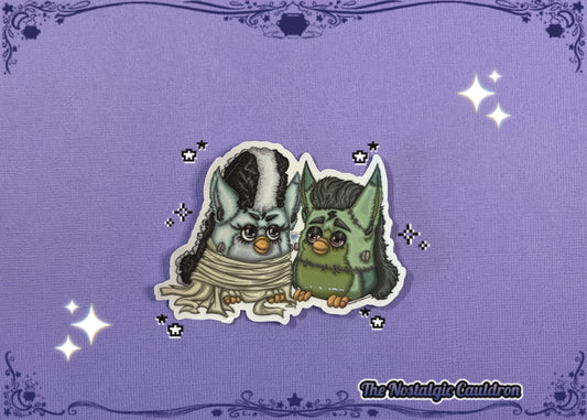 Electronic Toy Franken Couple Sticker