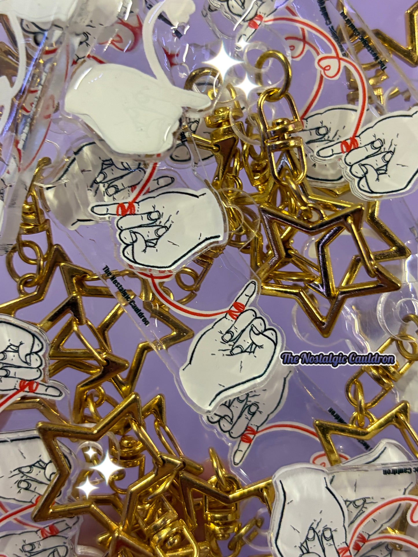 String of Fate - Pinkie Promise Acrylic Keychain