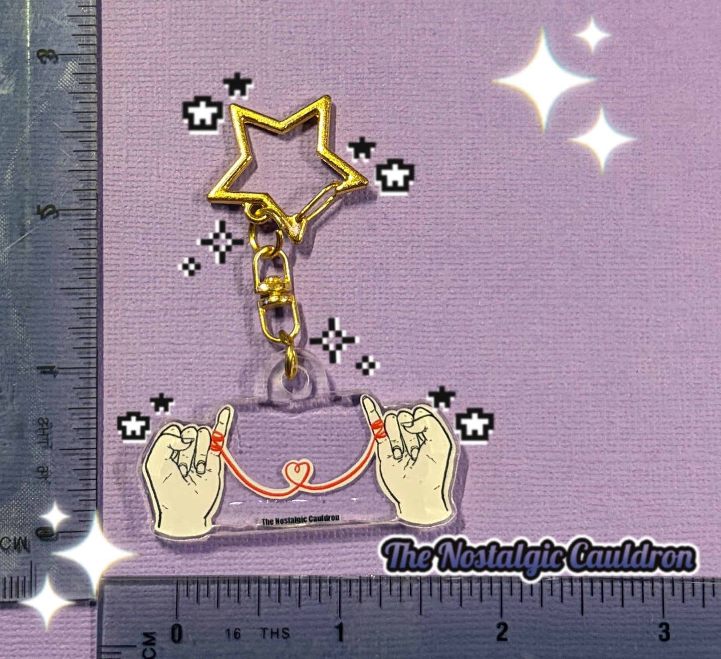 String of Fate - Pinkie Promise Acrylic Keychain