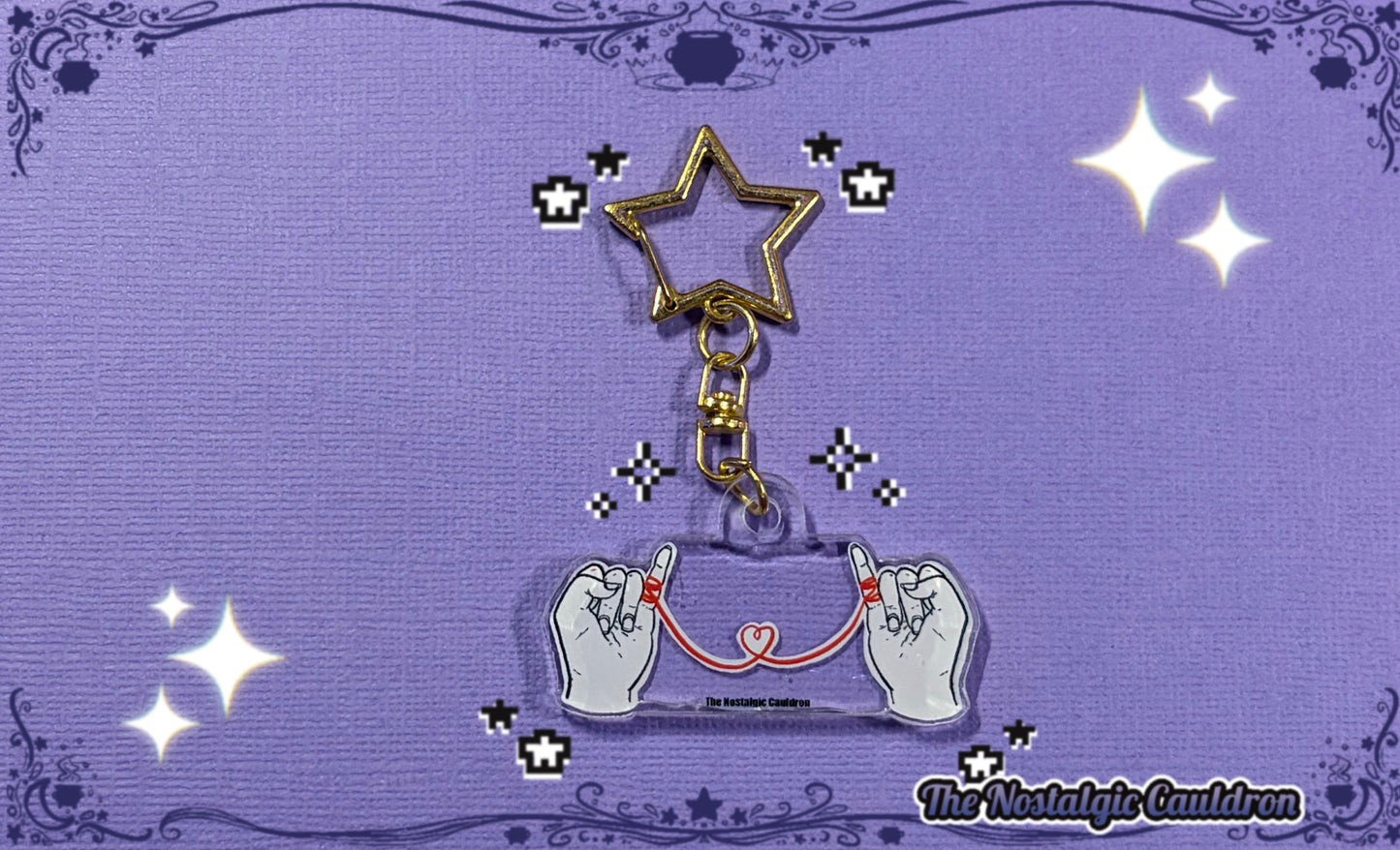 String of Fate - Pinkie Promise Acrylic Keychain