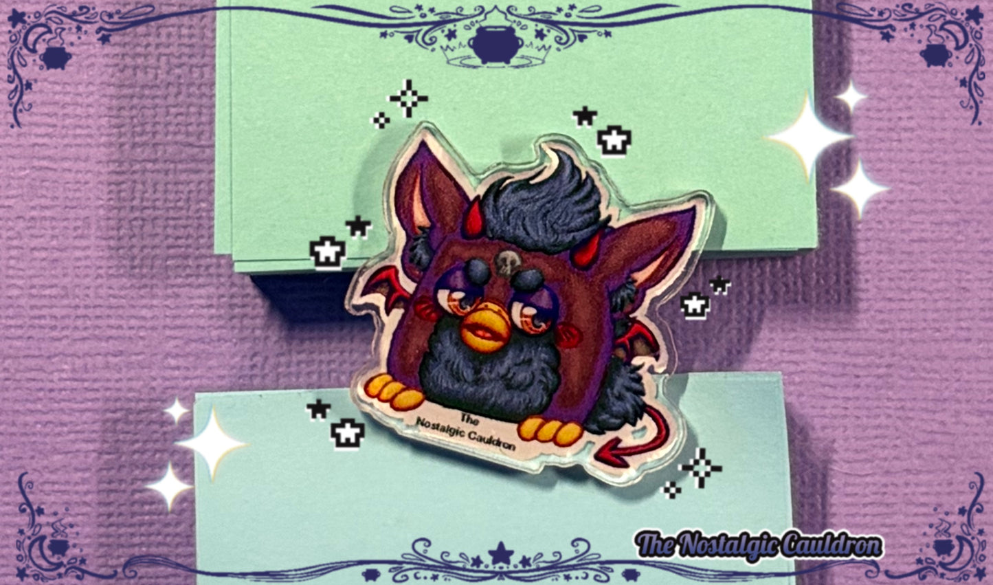 Devil 90’s Electronic Toy Acrylic Pin
