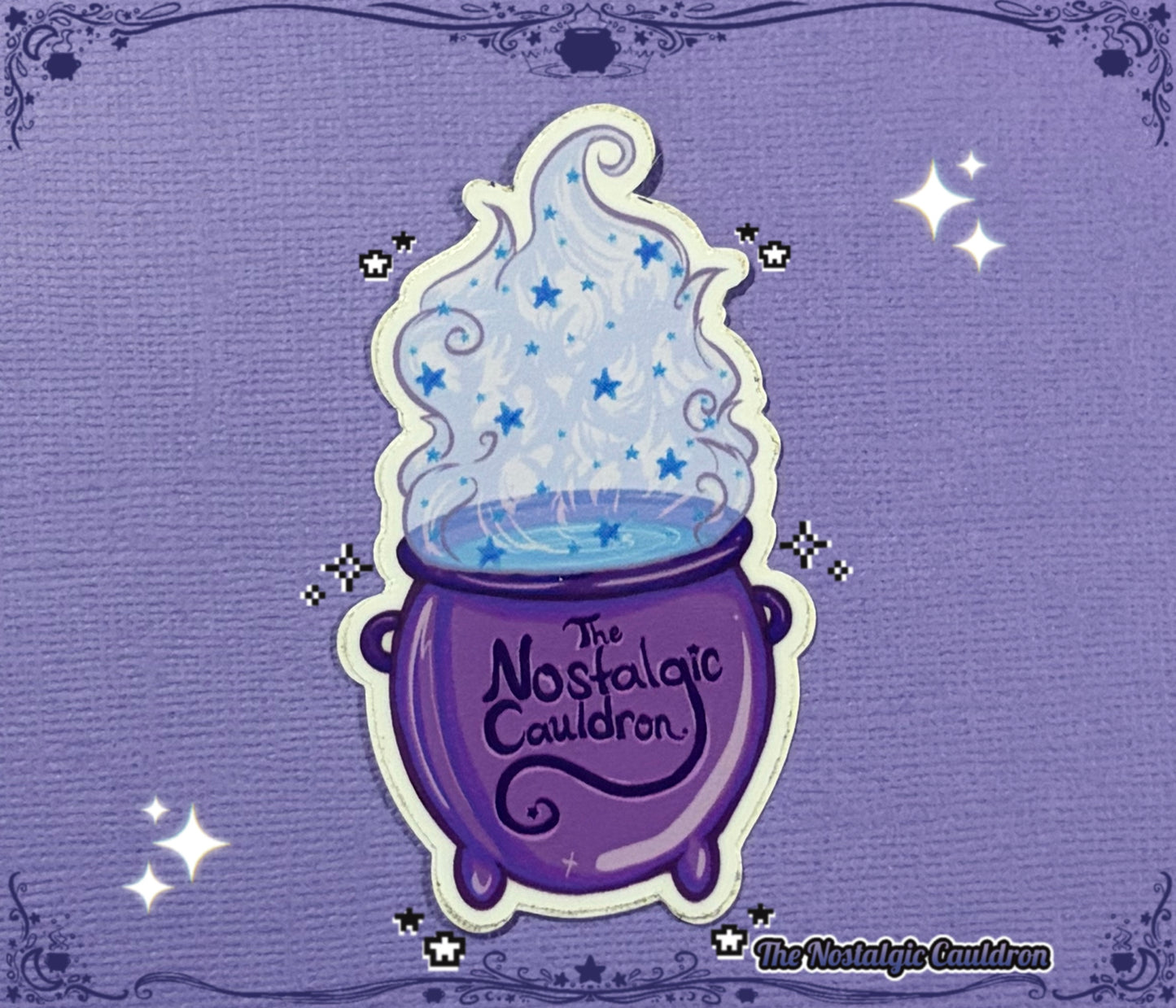 Nostalgic Cauldron Logo Sticker