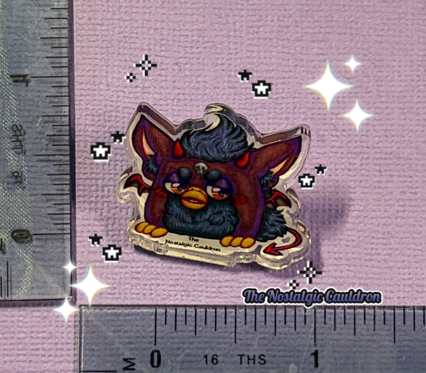 Devil 90’s Electronic Toy Acrylic Pin
